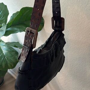 Genuine leather Italian handbag